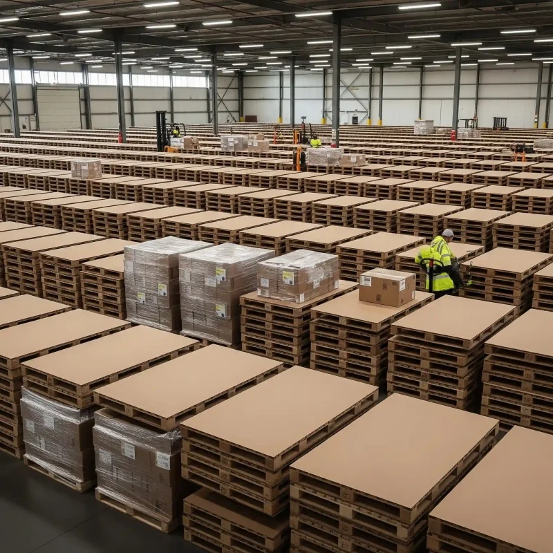 harga pallet cardboard single deck